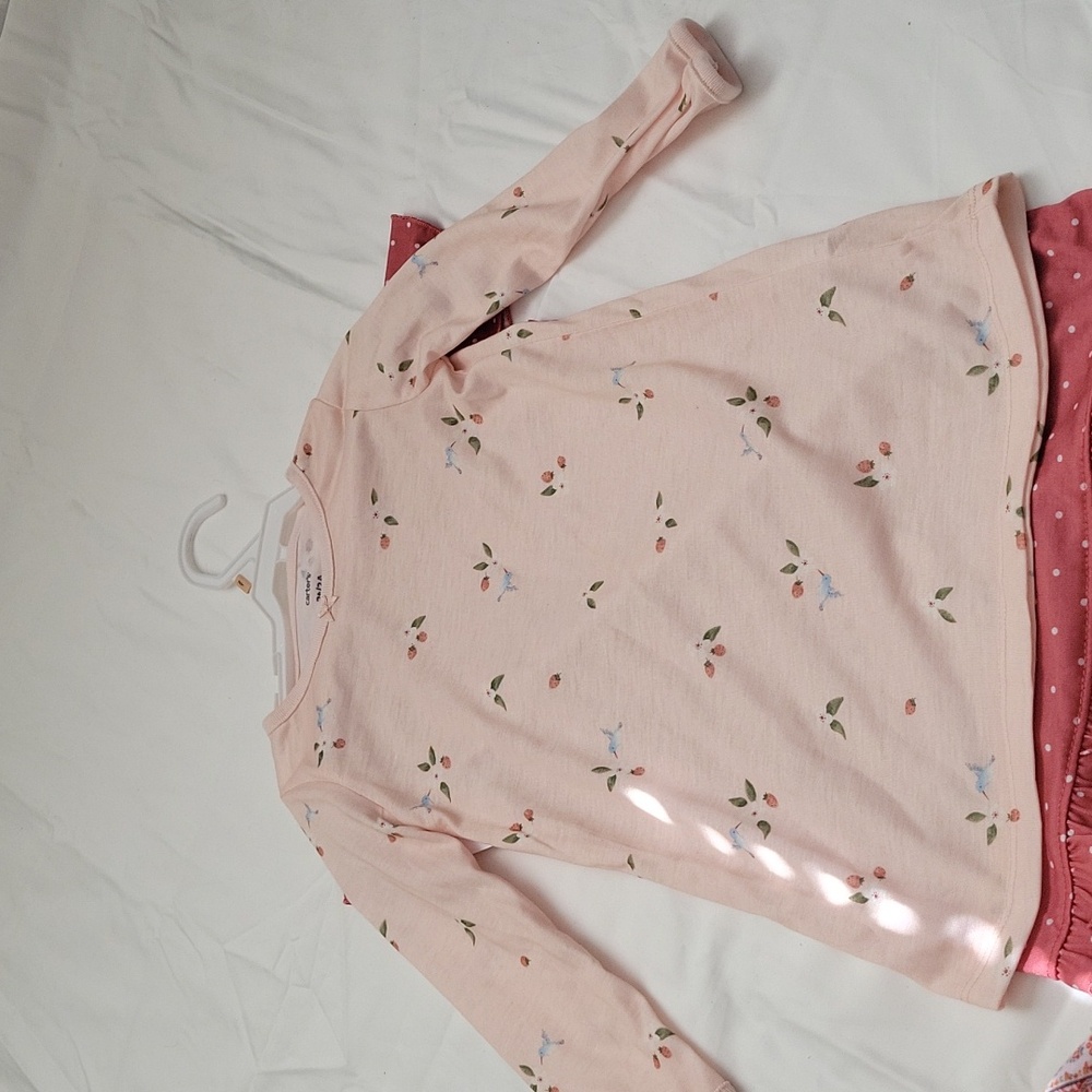 NEW Carter's Multicolor Nightgown Set 2 pieces. Sleepwear for girls. SIZE 2T. - Picture 5 of 13